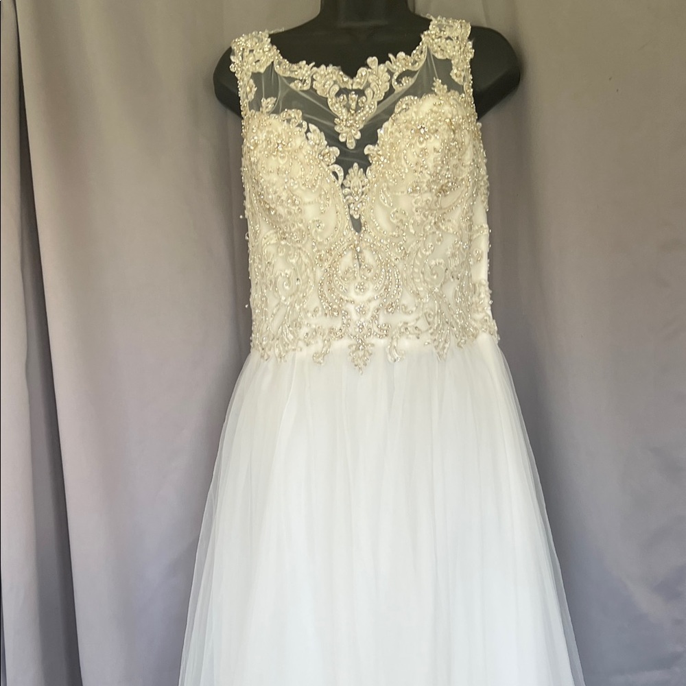 Ivory Embellished Wedding Gown